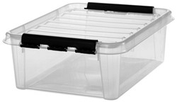 Opbergbox Smartstore 21 liter 500x390x180mm transparant/zwart