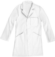 Overjas Wonday katoen unisex XS wit