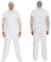 Overall Hygonorm wegwerp M wit