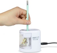Puntenslijper Rapesco electrisch USB wit-3