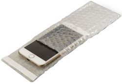 Envelop DM-folien luchtkussen 90x120mm transparant 3.000stuks