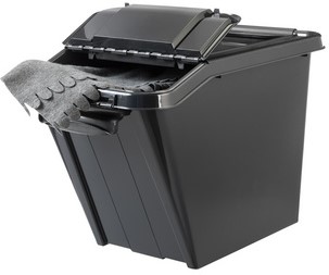 Opbergbox Plast Team 58 liter 395x650x438mm met deksel zwart-2