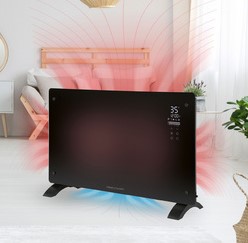 Kachel Profi Care glas 2000W zwart