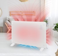 Kachel Profi Care glas 2000W wit