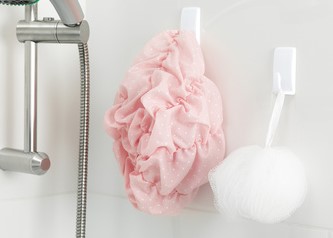 Haken tesa Powerstrips® "Wave waterproof " zelfklevend verwijderbaar wit 2 stuks -2