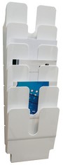 Folderhouder Durable FLEXIPLUS 6 wand A4 staand 6vaks wit
