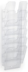 Folderhouder Durable FLEXIPLUS 6 wand A4 staand 6vaks transparant