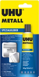 Contactlijm Uhu metaal 30gr op blister