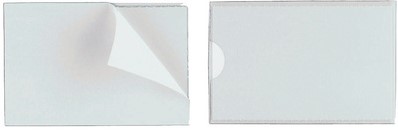 Insteektas Durable Pocketfix U-map 105x148mm zelfklevend PP transparant 10 stuks