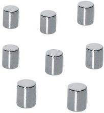 Glasbordmagneet Sigel Artverum 10mm nikkel 8stuks