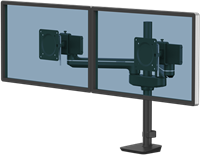 Monitorarm Fellowes Tallo Modular 2FS dubbel zwart