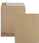 Envelop GPV monsterzak C5 162x229x30mm zelfkl bruin 250st