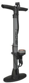 Fietspomp Fischer met luchtdrukmeter 60cm grijs