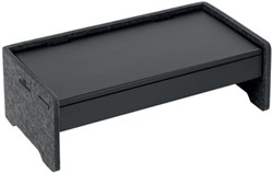 Monitorstandaard Durable Effect 10kg PET-vilt zwart