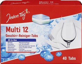 Vaatwastabletten Jeden Tag Multi-12 40tabs