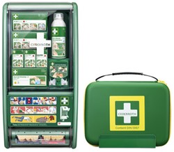 EHBO-station Cederroth DIN 13157 gevuld