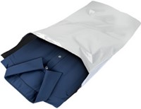 Verzendzak Raadhuis plastic 50my 250x350m wit p/25-2