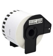 Labeletiket Rillprint DK-44205 doorlopend 62mm 1 rol á 30m verwijderbaar wit