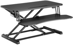 Zit-Sta werkplek Logilink elektrisch 230v zwart