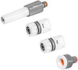 Sproeiset Bradas white line 4-delig grijs/wit