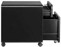 Ladeblok LogiLink 2 lade 50x39x50cm op wieltjes zwart-2