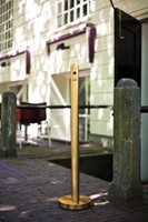 Asbak staand Securit Paal incl voet goud-2