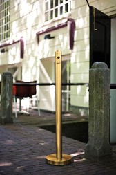 Asbak staand Securit Paal incl voet goud-2