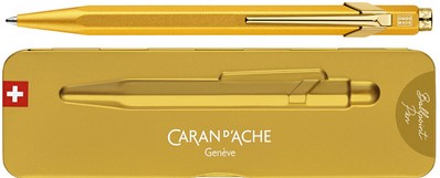 Balpen Caran d'Ache 849 Goldbar goud medium