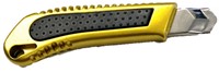 Snijmes Westex Premium 18mm met schuifsluiting goud-2