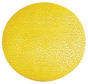 Vloermarkeringssticker Durable 1704.04 "Punt"-vorm geel p/10
