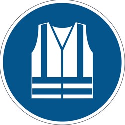 Vloermarkeringssticker Durable 1735.06 "gebruik veiligheidsvest"