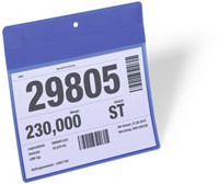 Insteekhoes Durable 1746 extra sterk magnetisch A5 liggend blauw p/10-2