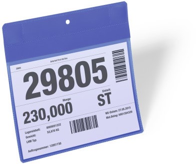 Insteekhoes Durable 1746 extra sterk magnetisch A5 liggend blauw p/10-2