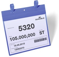 Insteekhoes Durable 1751 met bindriemen A5 liggend blauw p/50-2