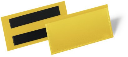 Insteekhoes Durable 1741 magnetisch 100x38 liggend geel p/50