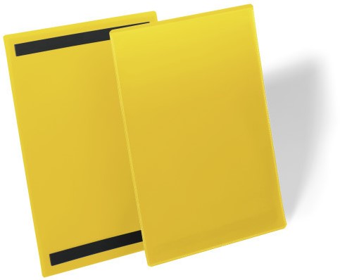 Insteekhoes Durable 1744 magnetisch A4 staand geel p/50