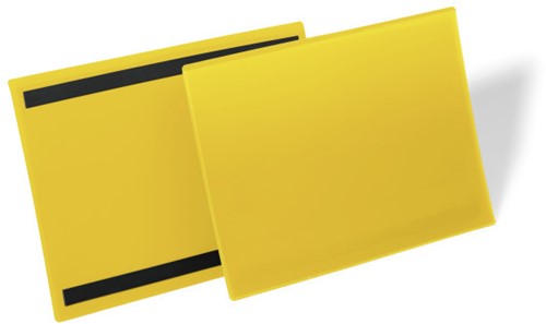 Insteekhoes Durable 1745 magnetisch A4 liggend geel p/50