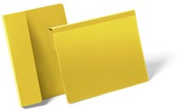 Insteekhoes Durable 1723 met gevouwen ophangsysteem A4 liggend geel