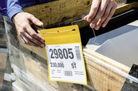 Insteekhoes Durable 1752 met metalen beugelophangsysteem A5 liggend geel p/50-2