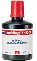 Viltstiftinkt edding T100 rood