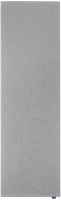 Prikbord Legamaster WALL-UP akoestisch 200x59,5cm lichtgrijs