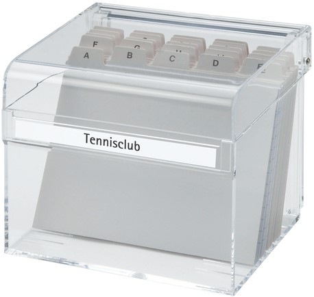 Kaartenbak Maul met index DIN A6 acryl-2
