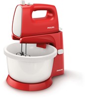 Philips Daily Collection HR1559/10 mixer Staande mixer 170 W Rood, Wit