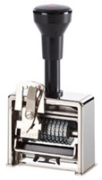 Numeroteur Reiner C1 8 cijfers 4.5mm metaal