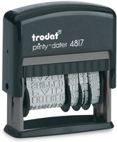 Woord-datumstempel Trodat 4817 3,8mm