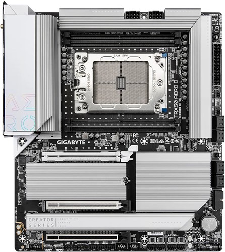 GIGABYTE TRX50 AERO D moederbord AMD TRX50 Socket sTR5 Verlengd ATX-2