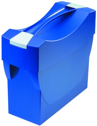 Hangmappenkoffer Han Swing A4 met deksel blauw