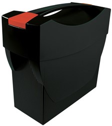 Hangmappenkoffer Han Swing A4 met deksel zwart
