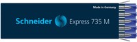 Balpenvulling Schneider Express 735 medium blauw-2