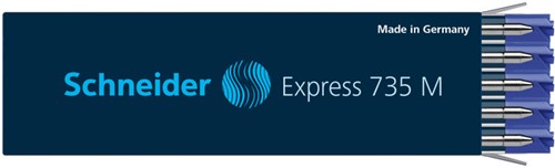 Balpenvulling Schneider Express 735 medium blauw-2